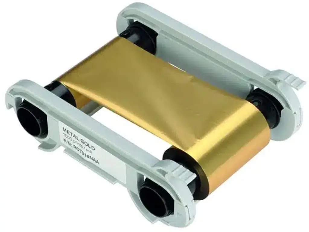 Evolis Metallic Gold Ribbon