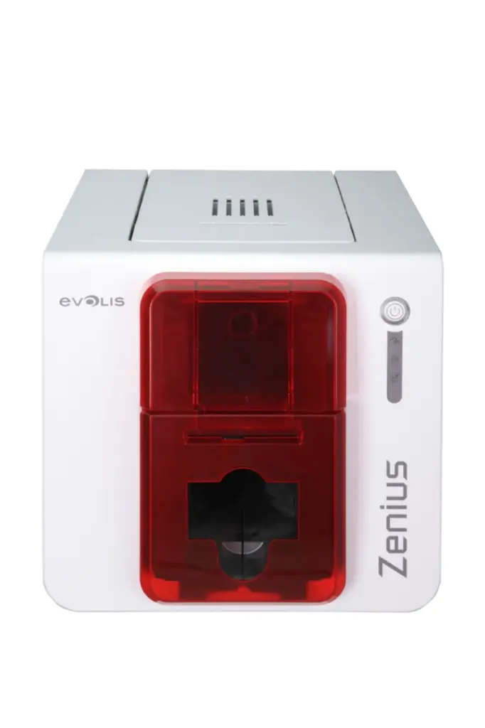 Evolis Zenius Classic Fire Red